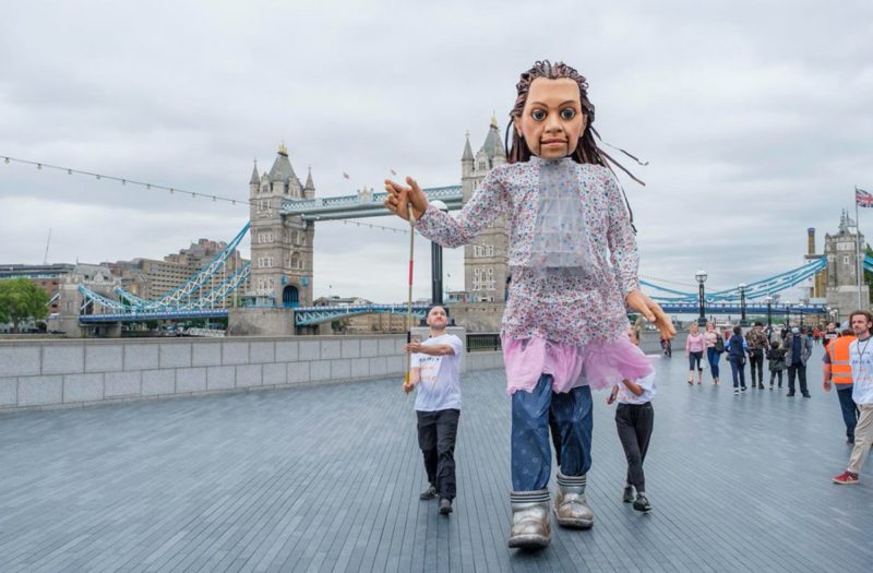 Little Amal, Giant Puppet of Syrian Refugee, Embarks on Journey Across America to Raise Awareness on Immigration and Migration