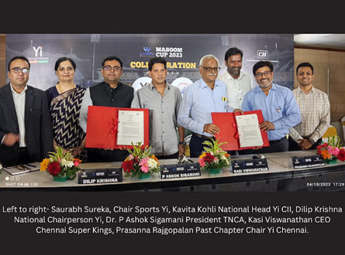 CII – Young Indians (Yi) and Chennai Super Kings (CSK) Join Forces for a Cause